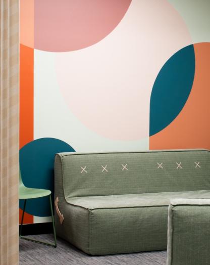 Student Representative Council Office colourful painted wall