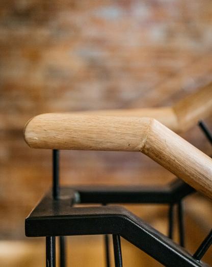 timber handrail - verity lane market