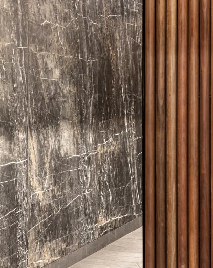 Parents room Canberra Centre timber and marble 